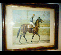 Horse Racing lithograph
